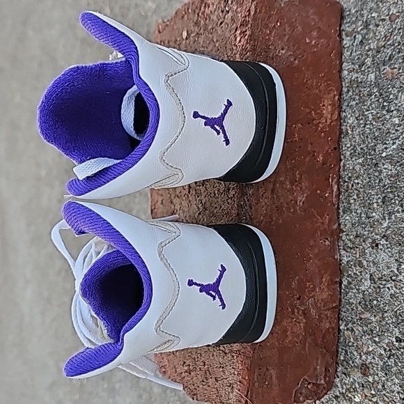 Jordan 5 Retro TD Dark Concord High Tops Size 6 Toddlers - Picture 8 of 11